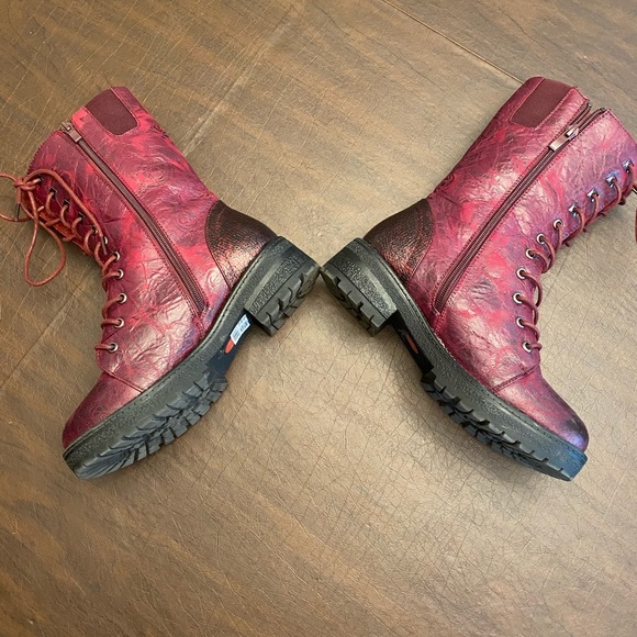 Heavenly Feet UK 🇬🇧 Vegan Friendly Combat Boots - Picture 5 of 9